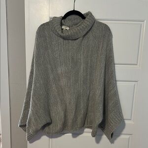 Gray Turtleneck Sweater